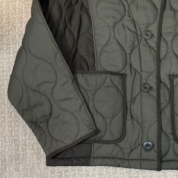 Zara Quilted Green Jacket - Picture 3 of 7